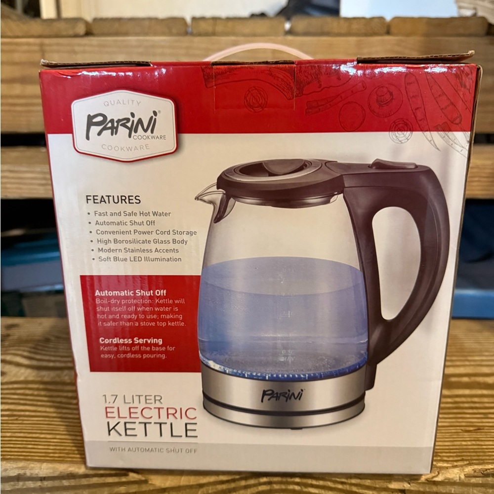 Electric Kettle with Blue LED